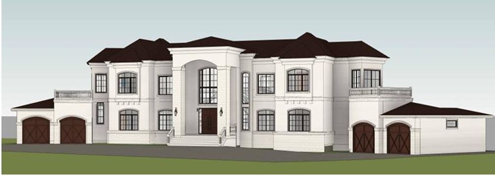 Structural engineering design for a custom single-family residential home in Aspen, Calgary.