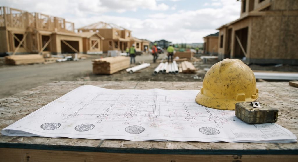 Stamped screw pile foundation permit drawings for a Calgary construction project
