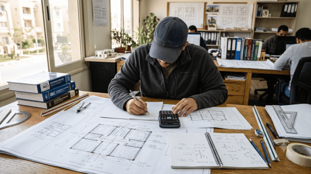 Structural engineer preparing a quote for a load bearing wall removal project in Calgary