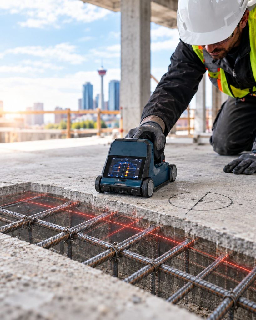 Concrete Drilling & Penetration Engineering Assessment in Calgary